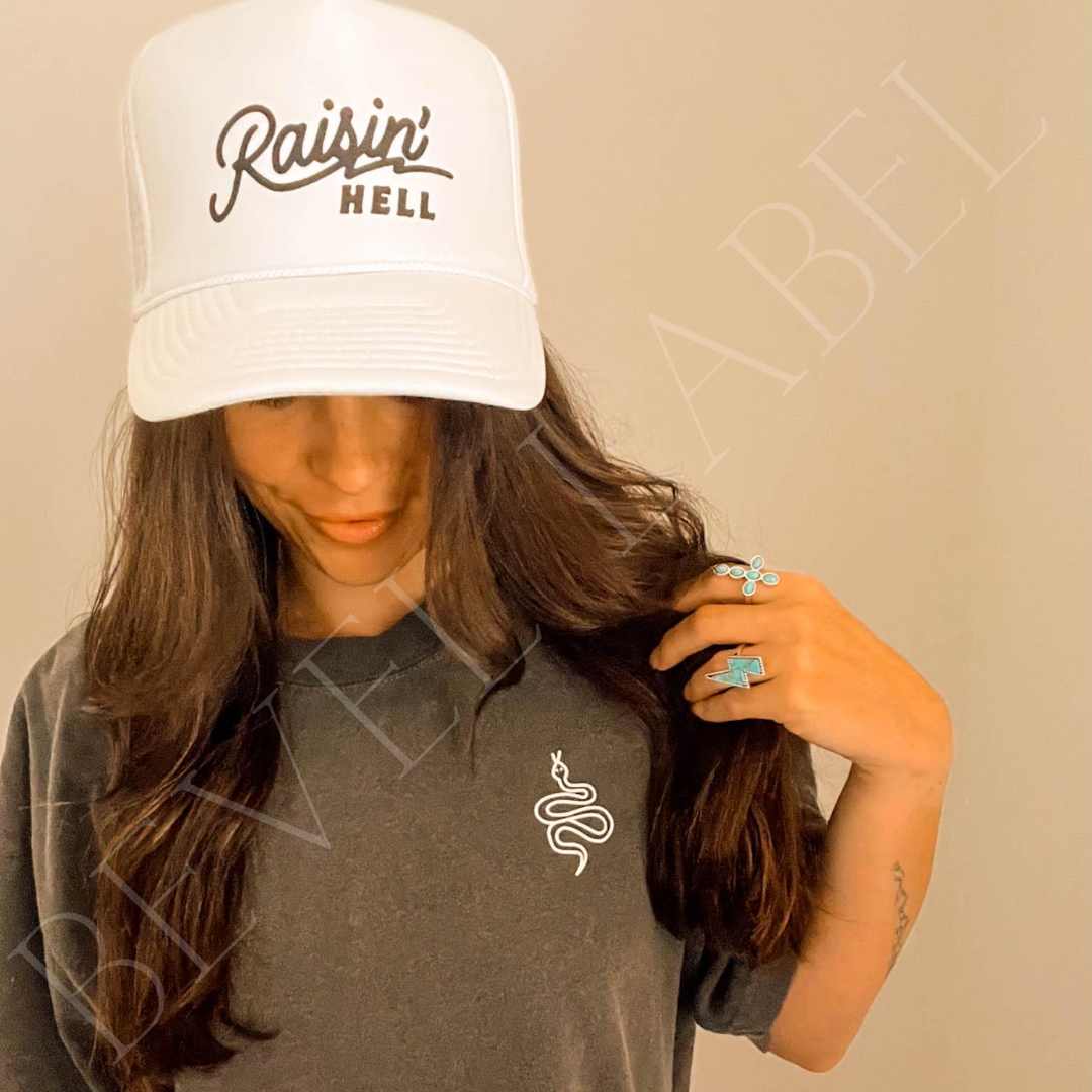 Raising Hell Trucker Hat | trucker hat |