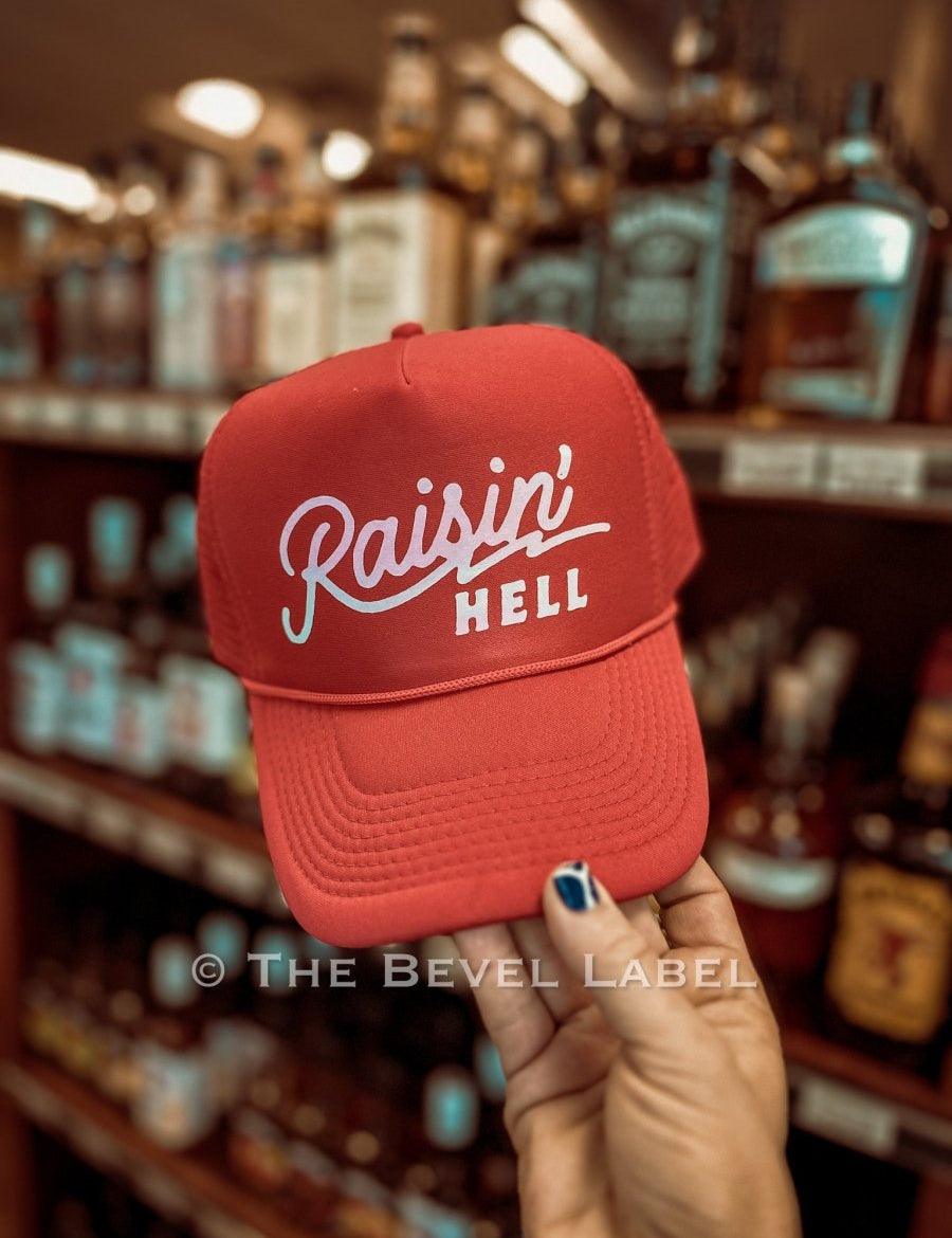 Raising Hell Trucker Hat | trucker hat | Raising Hell Trucker Hat