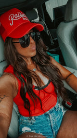 "Raising Hell" Western Trucker Hat — Bachelorette, Nashville & Girls Night Out
