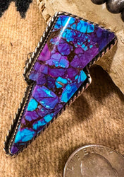 Ride the Lightning Purple Mohave Ring | ring |