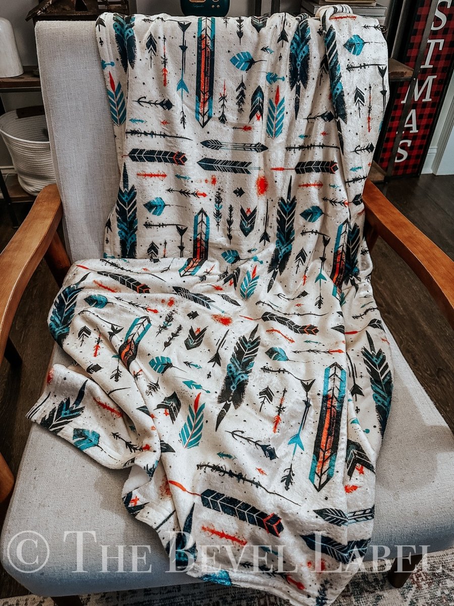 Spirits Velveteen Plush Blanket, Cozy Home Decor, Perfect for Snuggling, Rustic Gift, Bohemian Style | blanket |