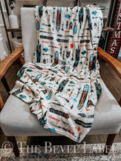 Spirits Velveteen Plush Blanket, Cozy Home Decor, Perfect for Snuggling, Rustic Gift, Bohemian Style | blanket |