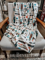 Spirits Velveteen Plush Blanket, Cozy Home Decor, Perfect for Snuggling, Rustic Gift, Bohemian Style