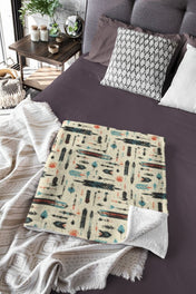 Spirits Velveteen Plush Blanket, Cozy Home Decor, Perfect for Snuggling, Rustic Gift, Bohemian Style | blanket |