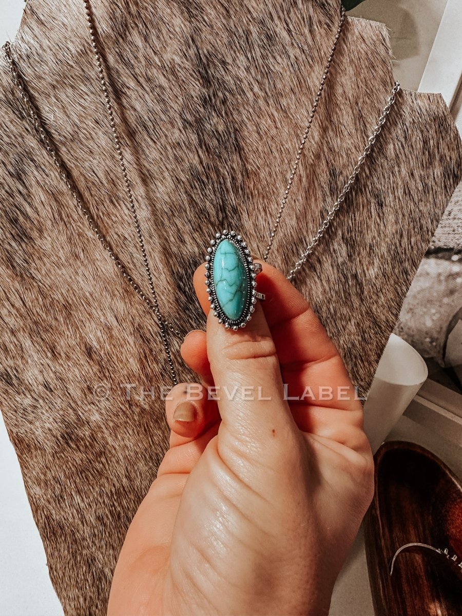 Studded Oval Statement Adjustable Ring | ring | Studded Oval Statement Adjustable Ring