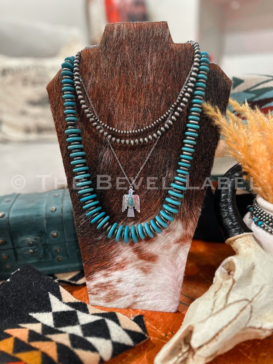 Thunderbird Turquoise Necklace - necklace