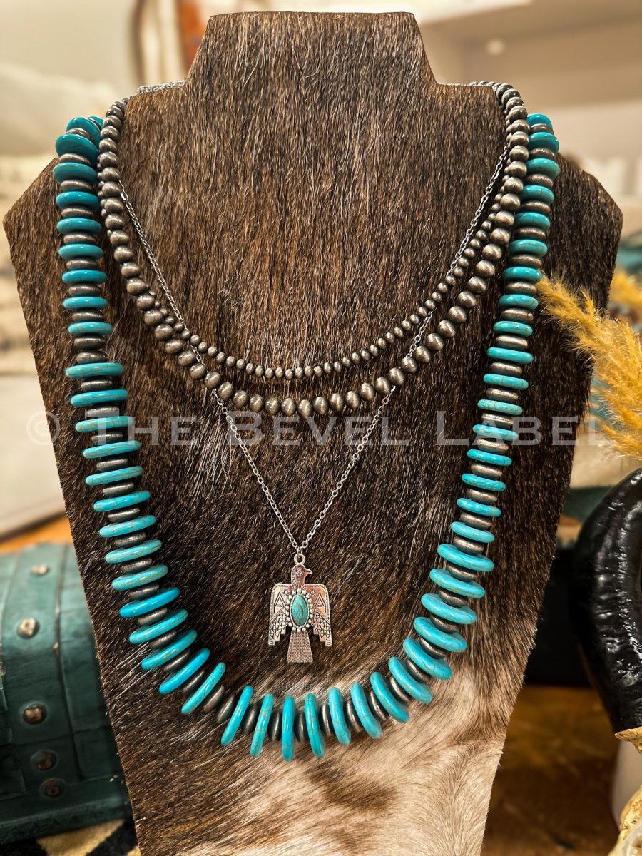 Thunderbird Turquoise Necklace - necklace