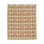 Tribes Velveteen Plush Blanket, Cozy Home Decor, Perfect for Snuggling, Rustic Gift, Bohemian Style | blanket |
