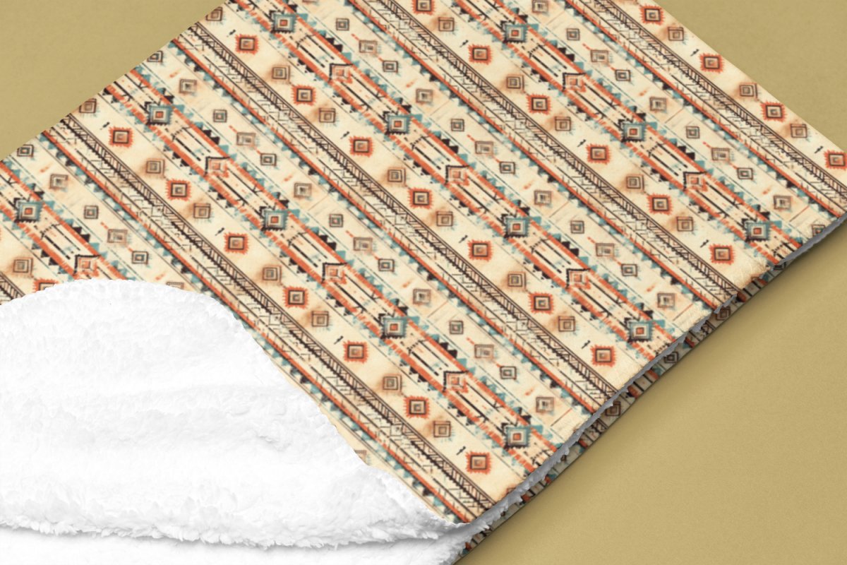 Tribes Velveteen Plush Blanket, Cozy Home Decor, Perfect for Snuggling, Rustic Gift, Bohemian Style | blanket |