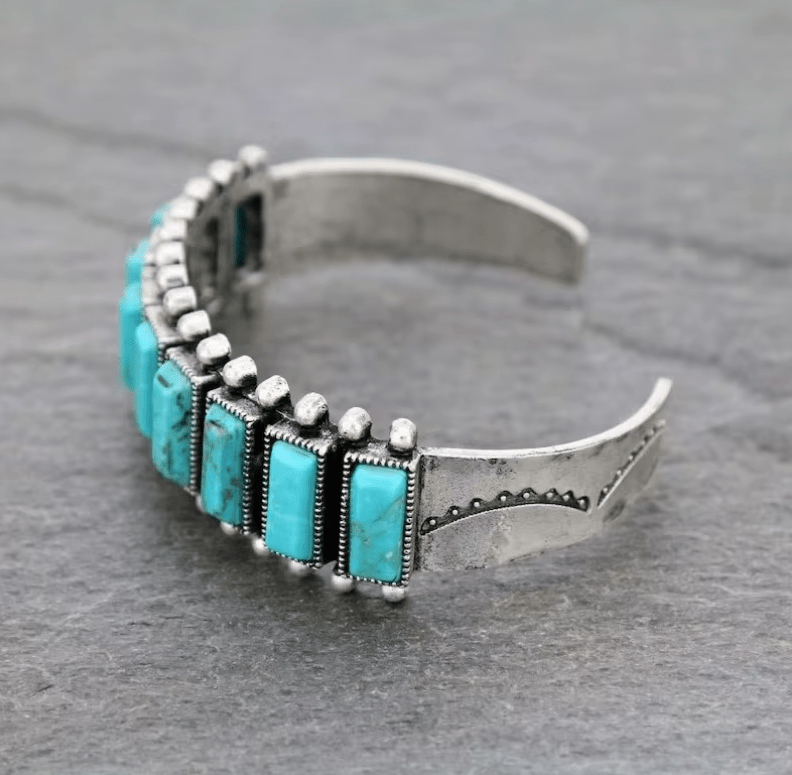 Trixie Turquois Open Cuff Bangle | bracelet | Trixie Turquois Open Cuff Bangle