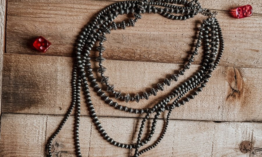 Western Pearl Multi - Layered Necklace | necklace | Western Pearl Multi - Layered Necklace