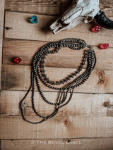 Western Pearl Multi-Layered Necklace