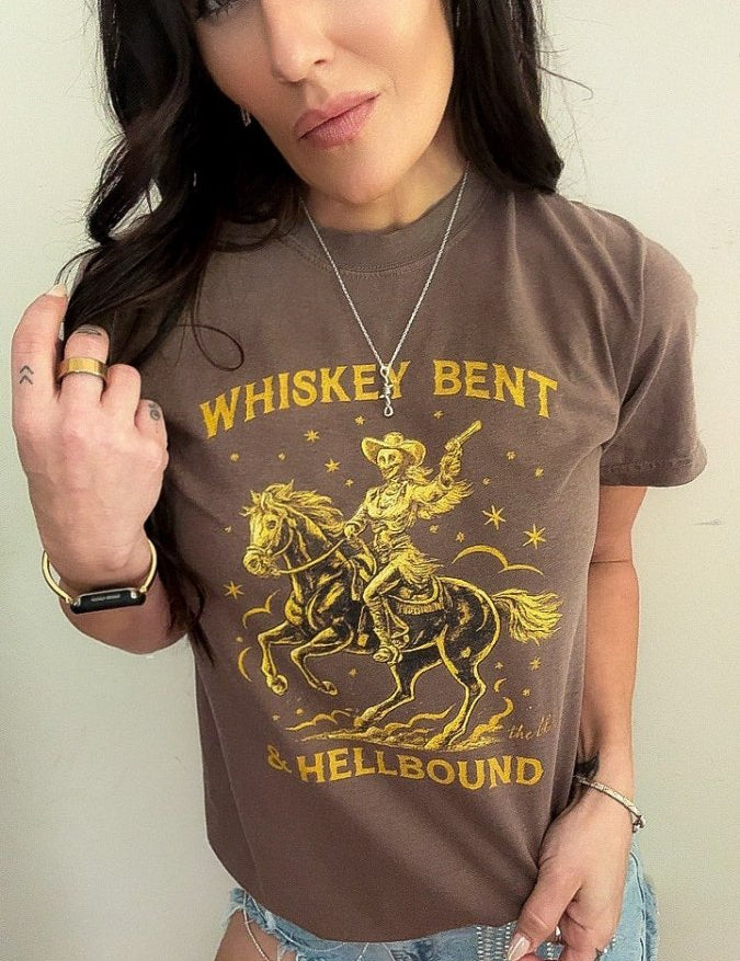 Whiskey Bent & Hellbound Cowboy Rider T-Shirt | Western Graphic Tee | T-Shirt | Whiskey Bent & Hellbound Cowboy Rider T-Shirt | Western Graphic Tee