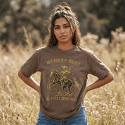 Whiskey Bent & Hellbound Cowboy Rider T-Shirt | Western Graphic Tee | T-Shirt | Whiskey Bent & Hellbound Cowboy Rider T-Shirt | Western Graphic Tee