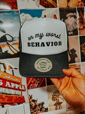 Worst Behavior Hat | trucker hat |