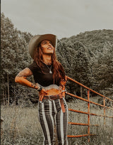 Andrea Rhinestone Crop Top