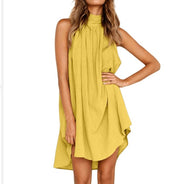 Bacala Halter Collar Dress | mini dress | Bacala Halter Collar Dress - Western Boho Chic Boutique