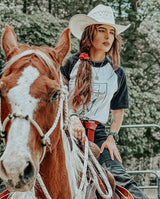 "Best Cowboys" Women's Western Graphic Tee — Country Concert & Rodeo Shirt