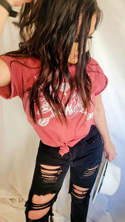 Black Vintage Distressed Ankle Denim | distressed denim | Black Vintage Distressed Ankle Denim - Western Boho Chic Boutique