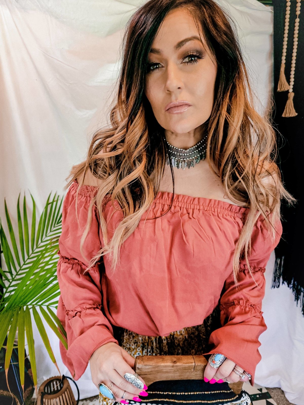 Corben Off Shoulder Top - Shirts & Tops
