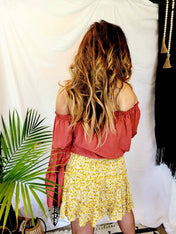 Corben Off Shoulder Top | Shirts & Tops | Corben Off Shoulder Top - Western Boho Chic Boutique