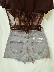 Cori Corset T-Shirt Corset Concert Top | Shirts & Tops |