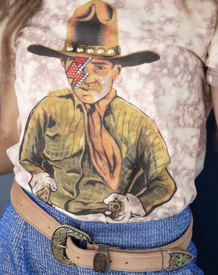 Cowboy Tee - FLANNEL