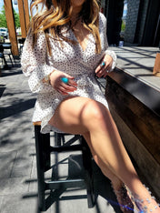 Cream Swiss Romper | mini romper | Cream Swiss Romper - Western Boho Chic Boutique