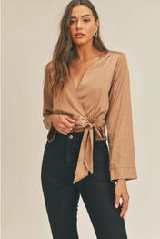 Dallas Satin Top | Shirts & Tops | Dallas Top - Western Boho Chic Boutique