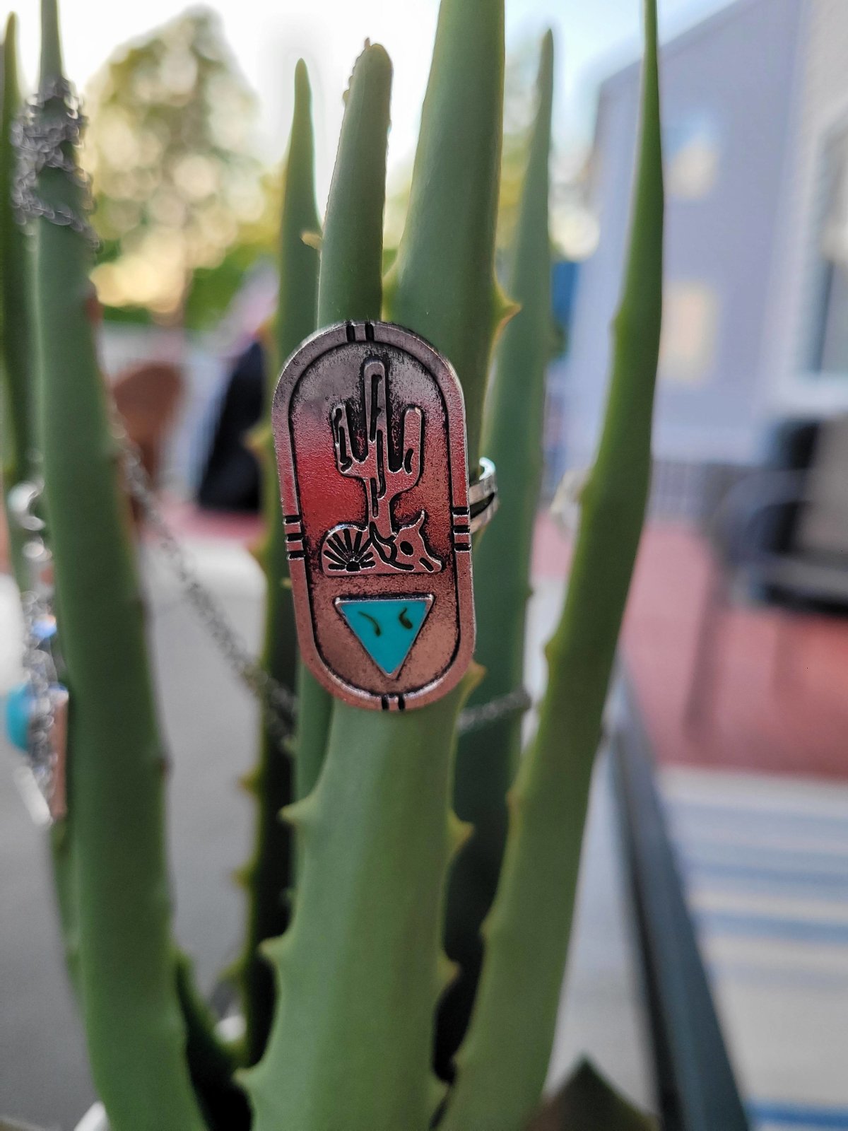 Desert Junkie Turquoise Ring - ring