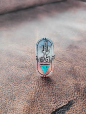 Desert Junkie Turquoise Ring | ring | Desert Junkie Turquoise Ring - Western Boho Chic Boutique