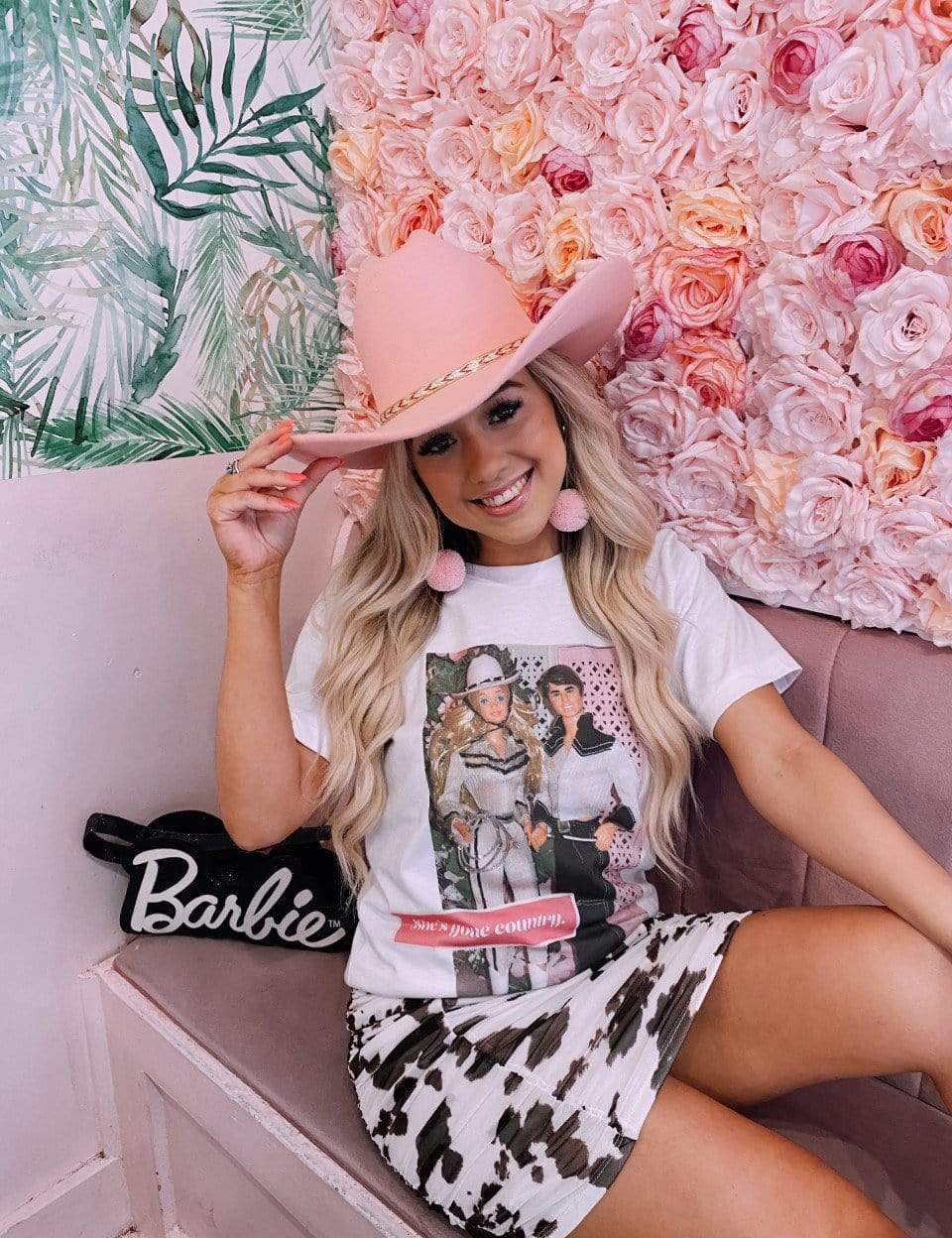 Gone Country Barbie Tee - graphic tee