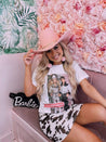 Gone Country Barbie Tee - graphic tee
