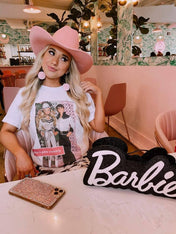 Cowgirl Gone Country Tee T-Shirt / Country Tee Western Graphic T shirt | graphic tee | Gone Country Barbie Tee - Western Boho Chic Boutique