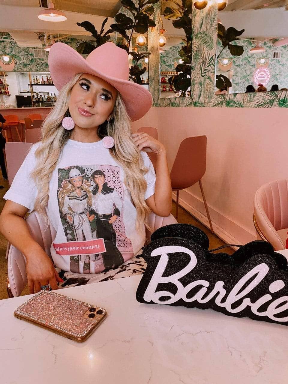 Gone Country Barbie Tee - graphic tee