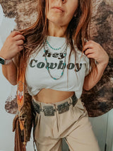 Hey Cowboy Crop Top