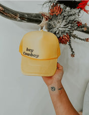Hey Cowboy Trucker Hat | trucker hat |