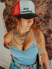 Hey Cowboy Trucker Hat | trucker hat | Hey Cowboy Trucker Hat - trucker hat