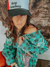 Hey Cowboy Trucker Hat | trucker hat |