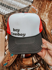 Hey Cowboy Trucker Hat | trucker hat |