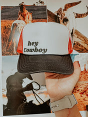 Hey Cowboy Trucker Hat | trucker hat |