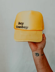 Hey Cowboy Trucker Hat | trucker hat |
