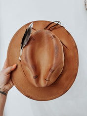 Howdy Distressed Fedora Hat | fedora |