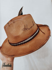 Howdy Distressed Fedora Hat | fedora |
