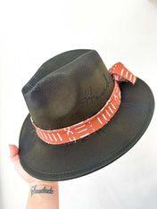 Howdy Distressed Fedora Hat | fedora |