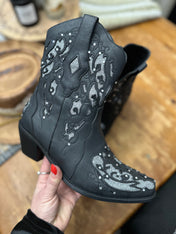 Dixee Mid Calf Western Booties | ladies shoes | Dixee Mid Calf Western Booties - Western Boho Chic Boutique