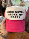 Beer Never Broke My Heart Hat - Western Boho Chic Boutique
