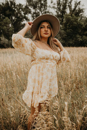 Jolene Tie Back Floral Dress | mini dress | Jolene Tie Back Floral Dress - Western Boho Chic Boutique