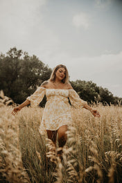 Jolene Tie Back Floral Dress | mini dress | Jolene Tie Back Floral Dress - Western Boho Chic Boutique