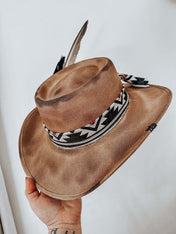 Josie Distressed Cowboy Hat | fedora |